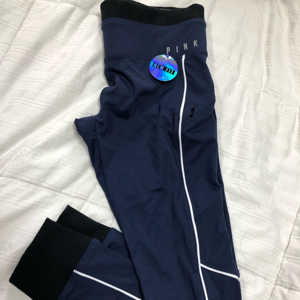 Navy Pink leggings